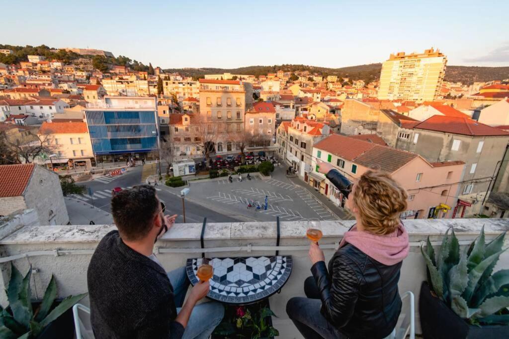 The Spot - Rooftop In The City Centre + Parking Šibenik Exteriör bild